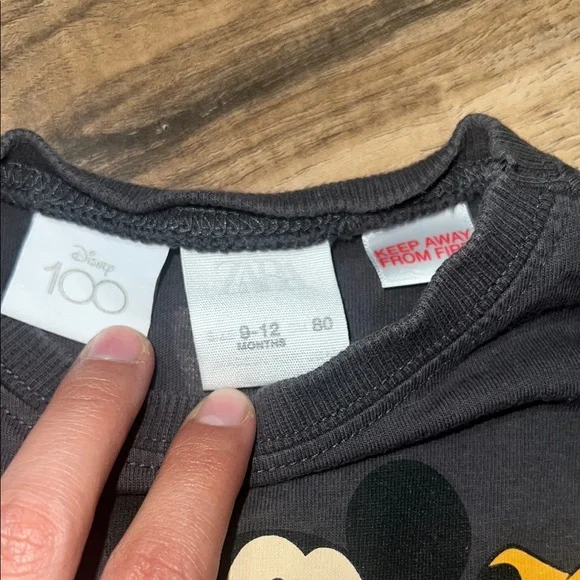 Disney Black Long Sleeve Tee with Character Design - Picture 2 of 3